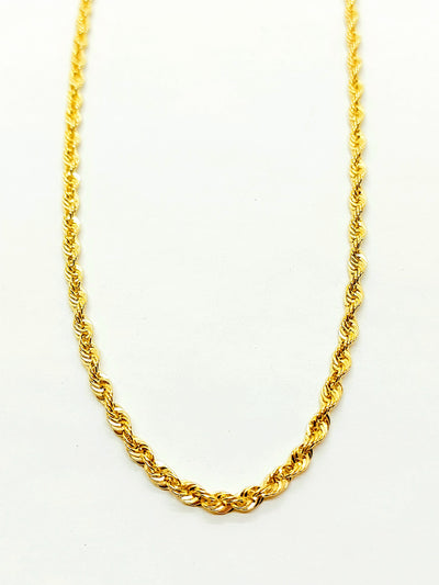 10k Gold rope chain ~4mm
