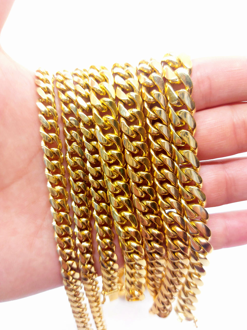Customize your 7mm Cuban Bracelet in 10k, 14k, 18k gold