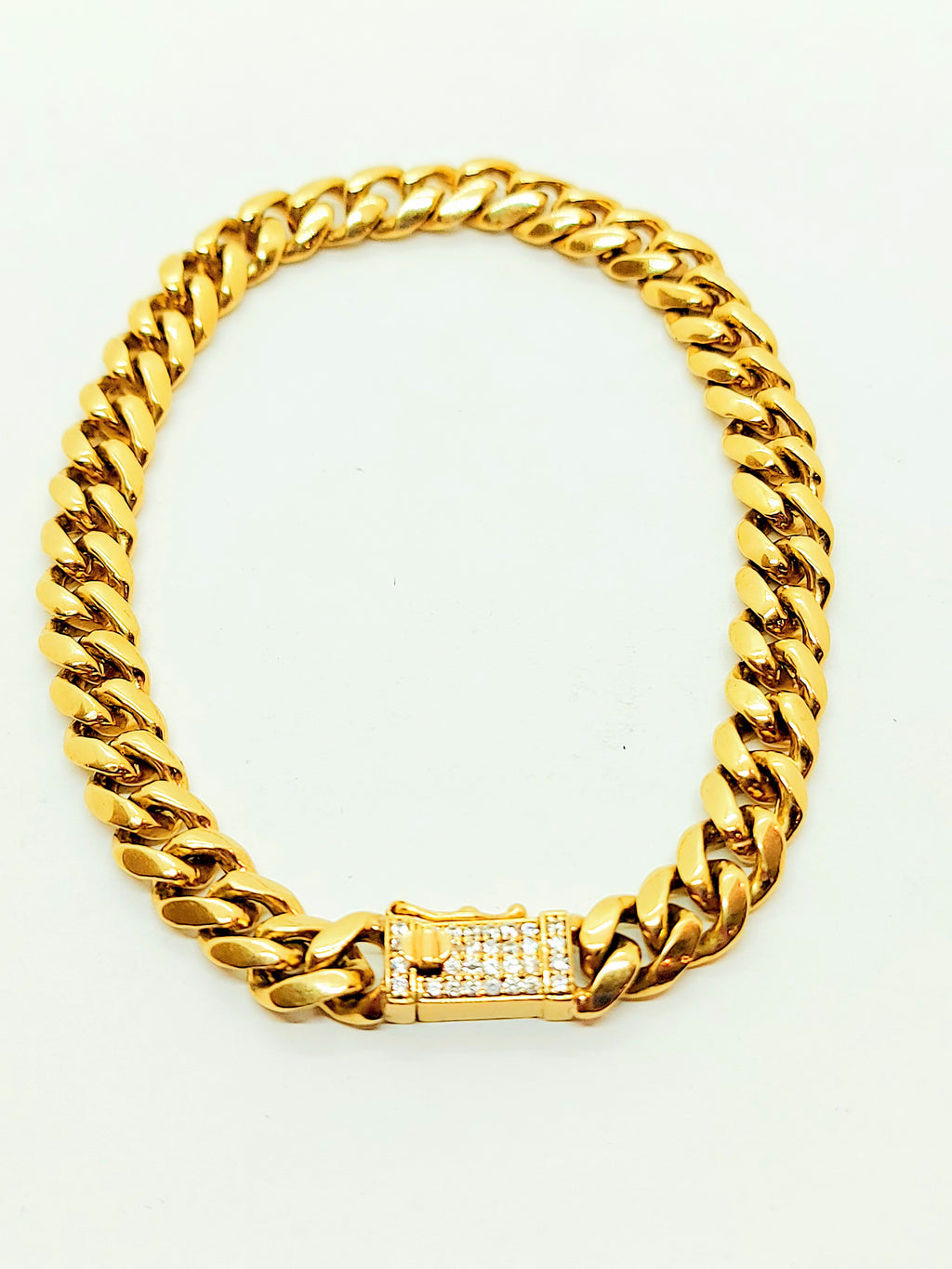 Customize your 7mm Cuban Bracelet in 10k, 14k, 18k gold