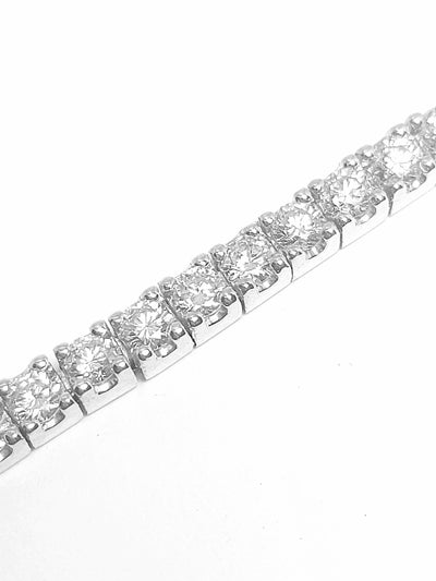 Tennis Bracelet with Lab Diamonds
