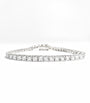 Bracelet tennis avec diamants de laboratoire