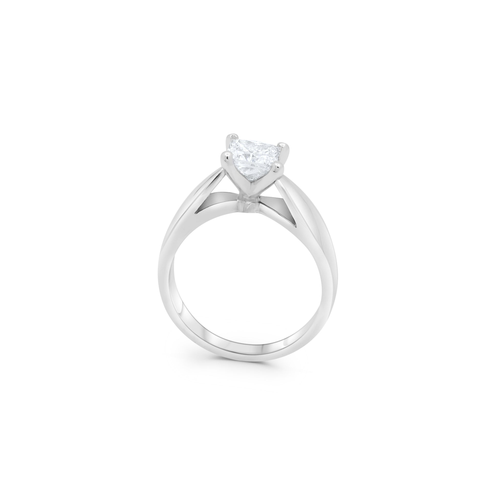 Lab Princess cut Diamond | Solitaire Princess cut Engagement Ring